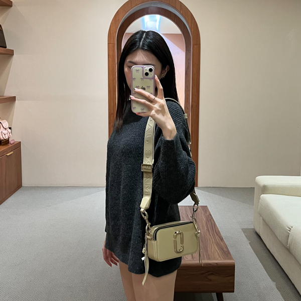 Marc Jacobs Tas MARC JACOBS SNAPSHOT BEIGE CAMERA BAG 100% ORIGINAL