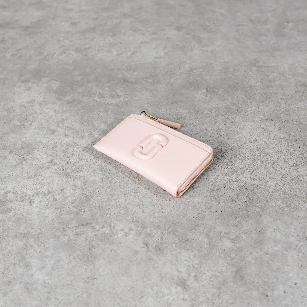 Marc Jacobs Dompet MARC JACOBS J MARC MATTE PINK ROSE ZIP CARD WALLET 100% ORIGINAL