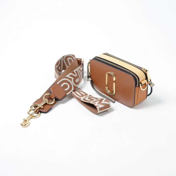 Marc Jacobs Tas MARC JACOBS SNAPSHOT ARGAN OIL MULTI BROWN CAMERA BAG 100% ORIGINAL