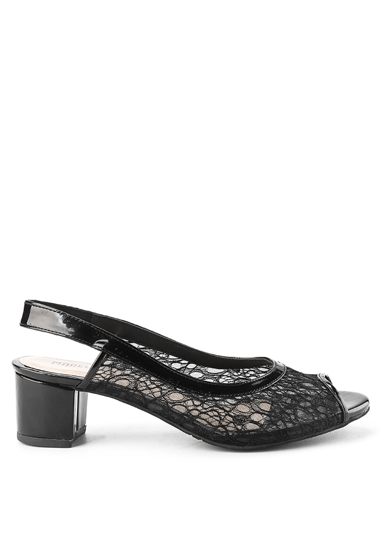 Marelli Beatrix Sepatu Sandal Wanita Mesh Hak Tahu 5  cm