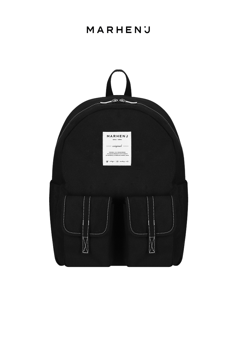 Marhen J MARK L Canvas Backpack Black