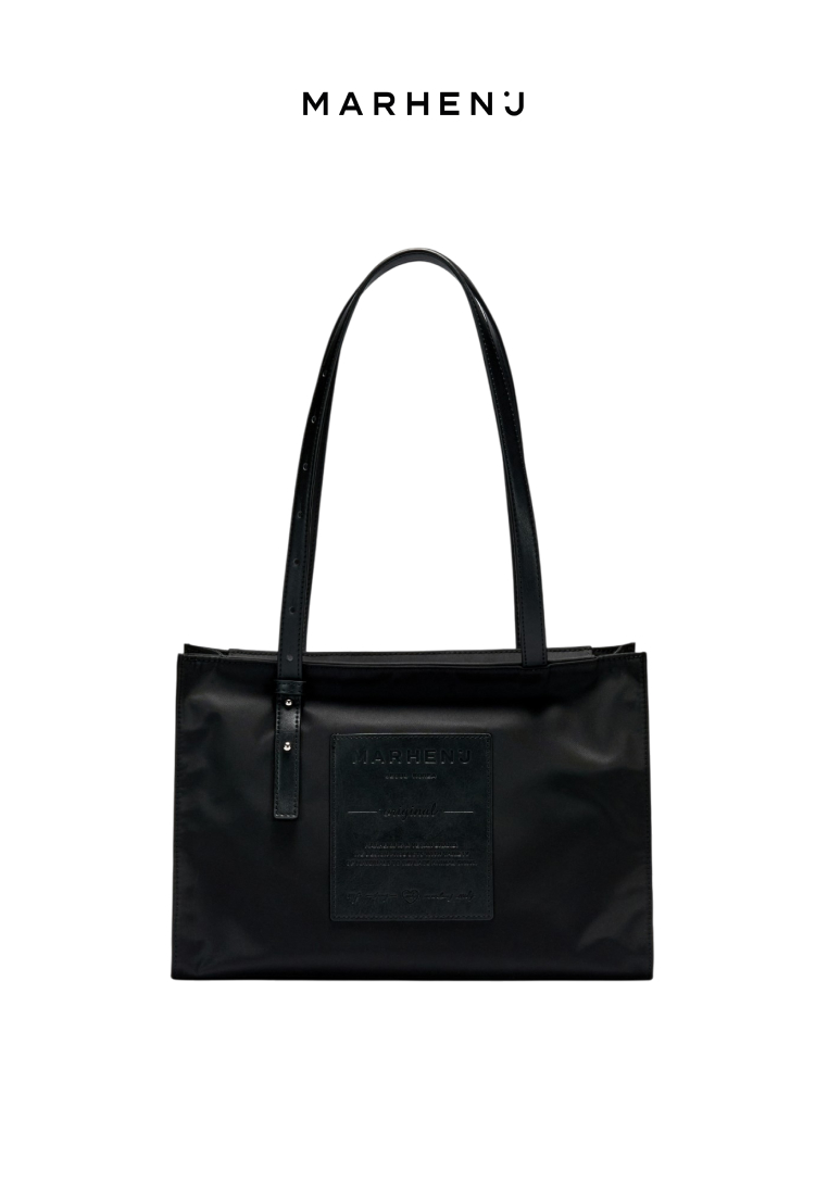 MARHEN J PORTER COMPACT Lightweight 2-WAY Tote Shoulder Bag Black