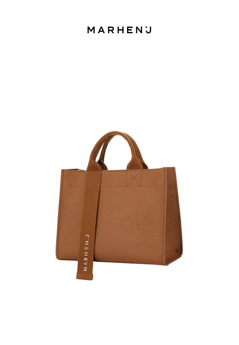 Marhen J CINDY Vegan Leather Crossbody Bag Camel