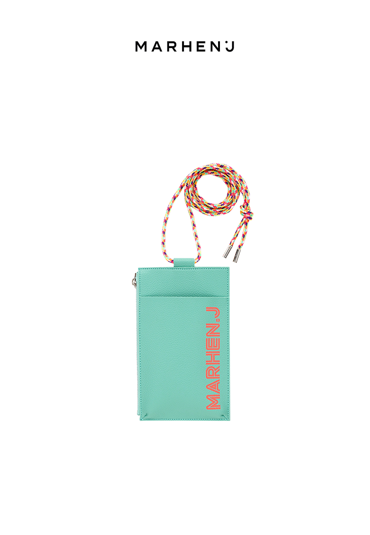 Marhen J LOLLY Vegan Leather Crossbody Bag Neo Mint
