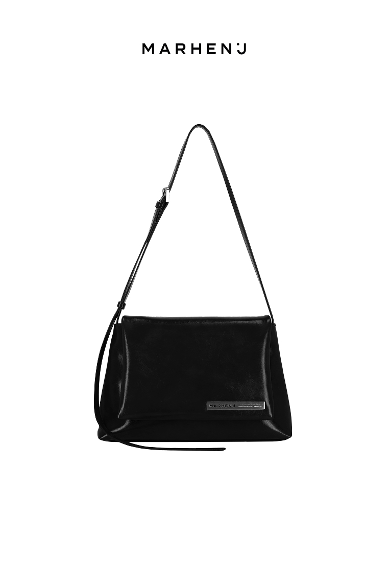 Marhen J ELLY Vegan Leather Crossbody Bag Black