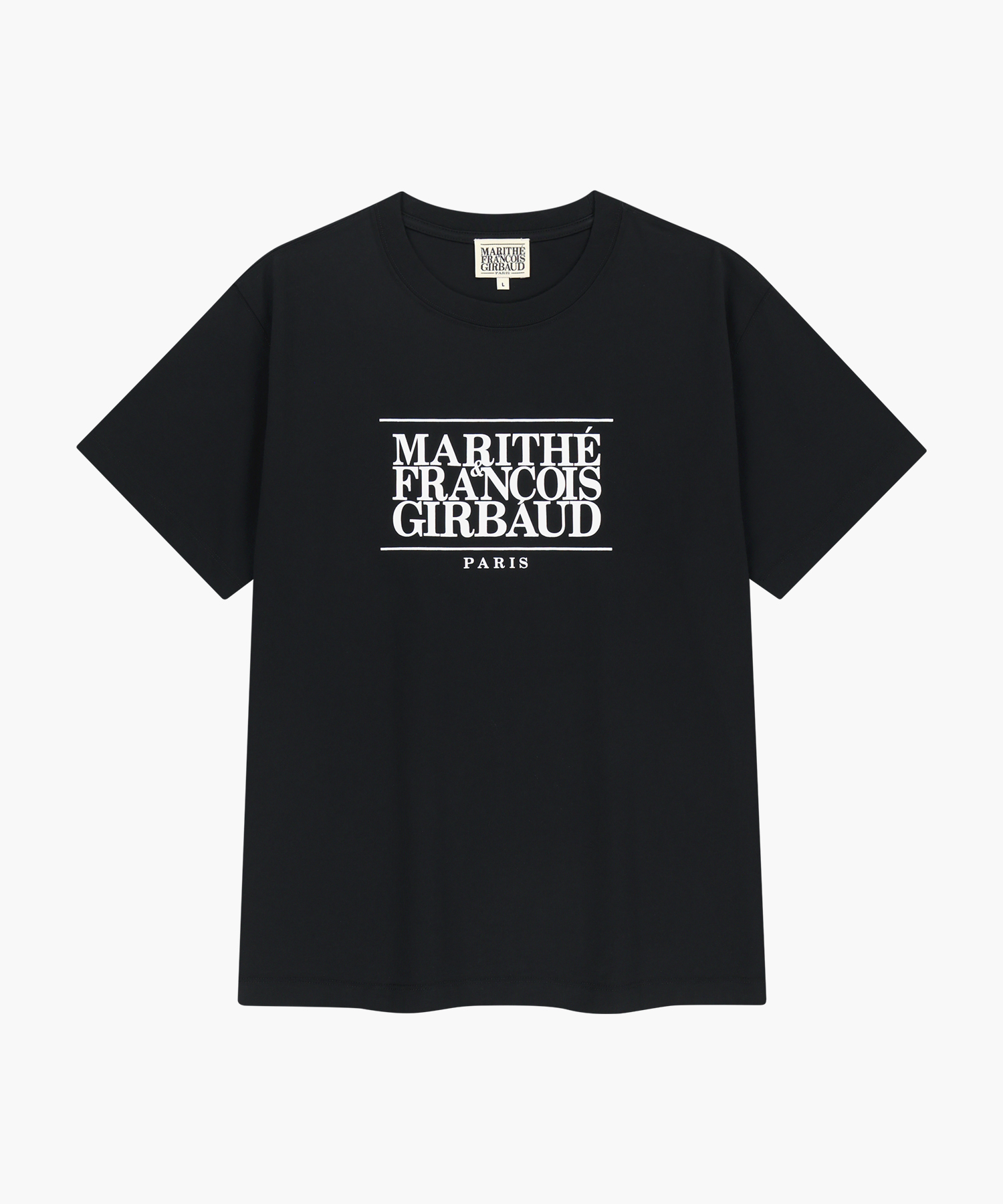 Marithe + Francois Girbaud MARITHE Classic Logo Tee Black
