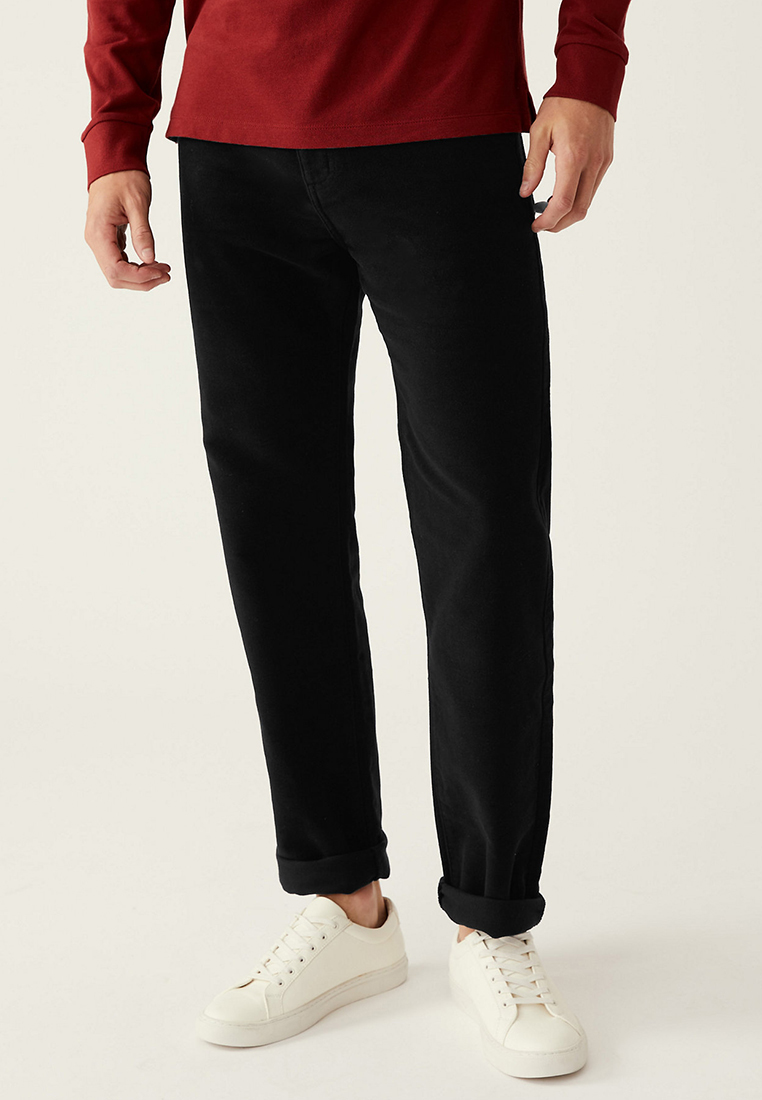 Marks & Spencer Regular Fit Moleskin Trousers