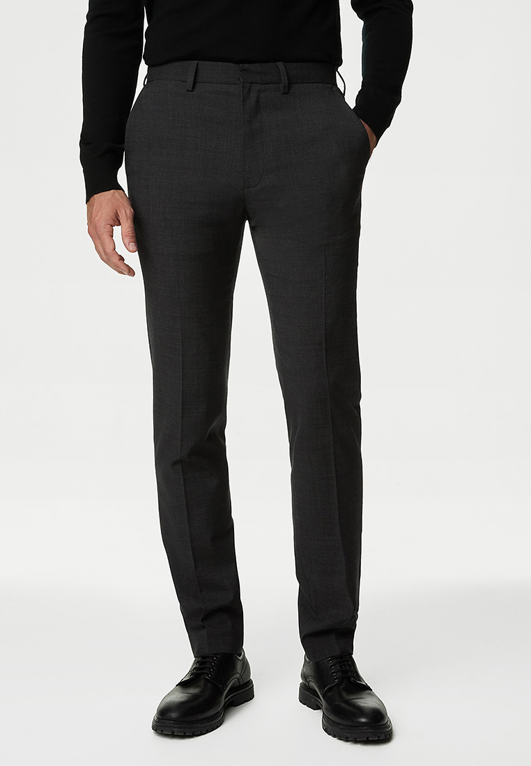 Marks & Spencer Wool Rich Stretch Trousers