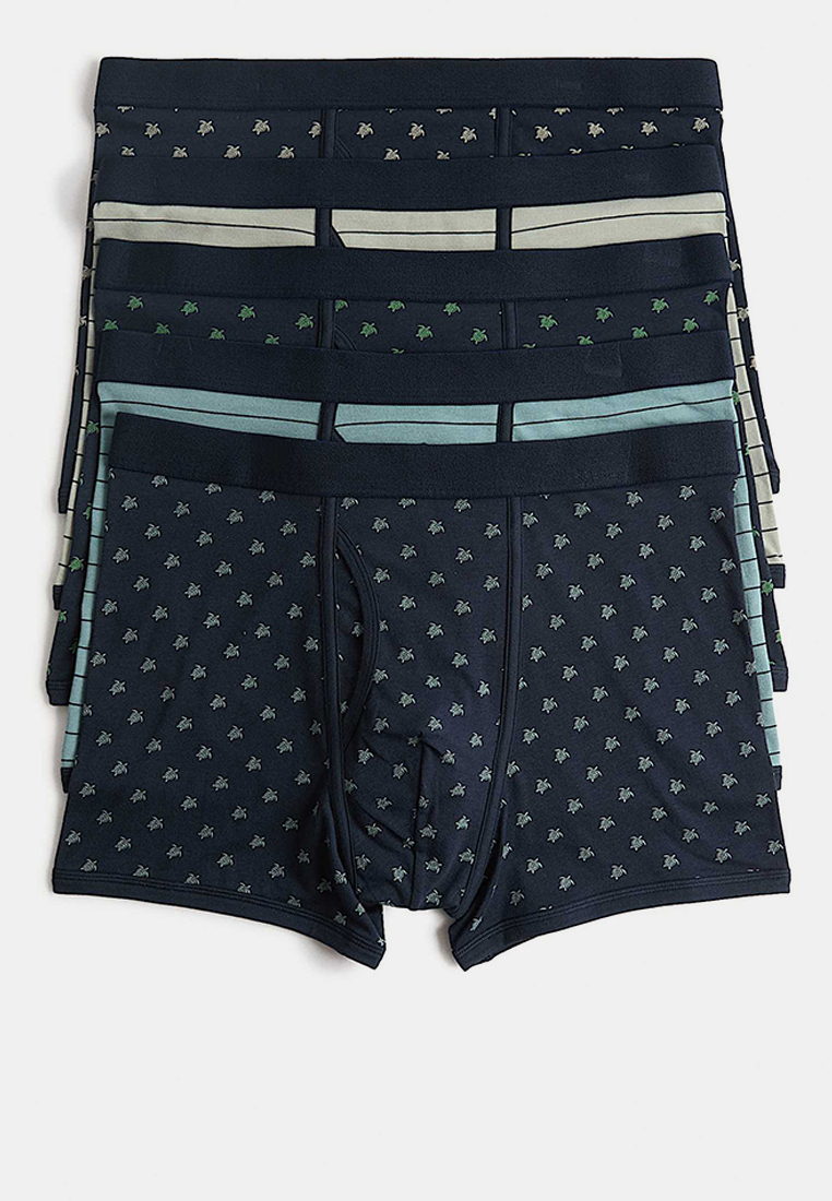 Marks & Spencer 5pk Cotton Stretch Turtle Trunks