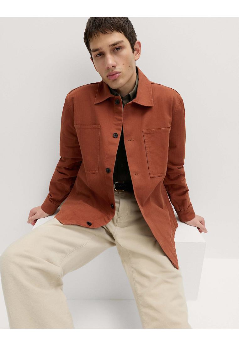 Marks & Spencer Pure Cotton Herringbone Overshirt​