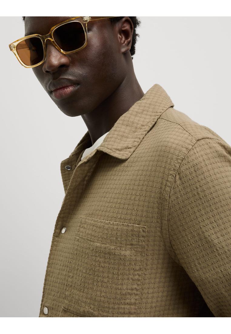 Marks & Spencer Cotton Rich Check Overshirt