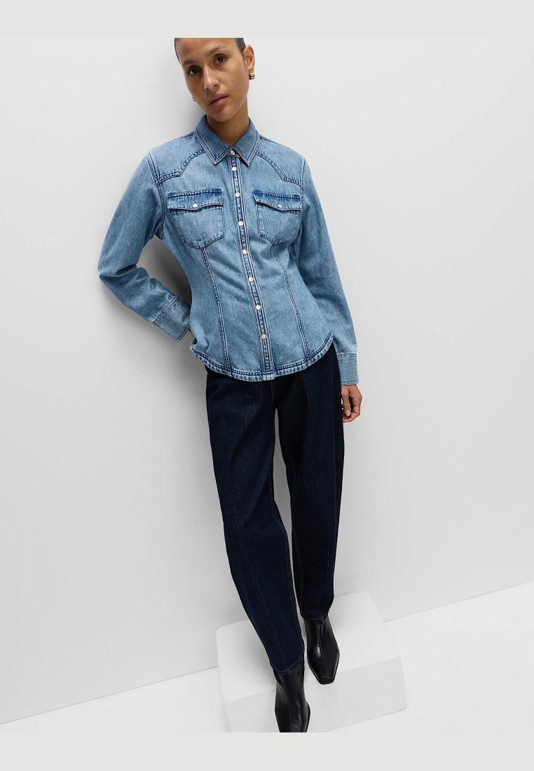 Marks & Spencer Denim Western Shirt