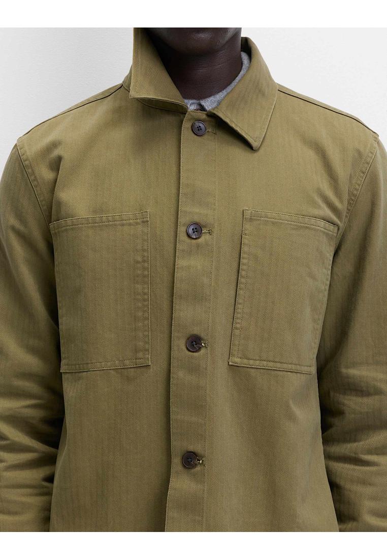Marks & Spencer Pure Cotton Herringbone Overshirt​