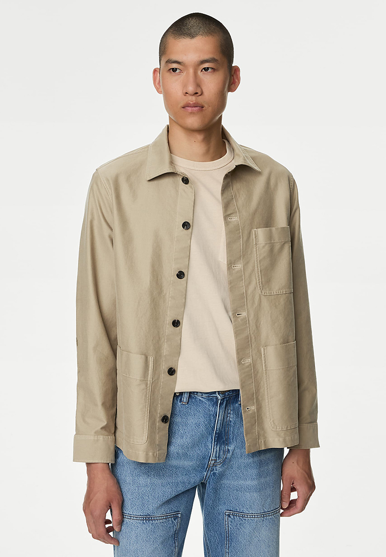 Marks & Spencer Cotton Rich Overshirt