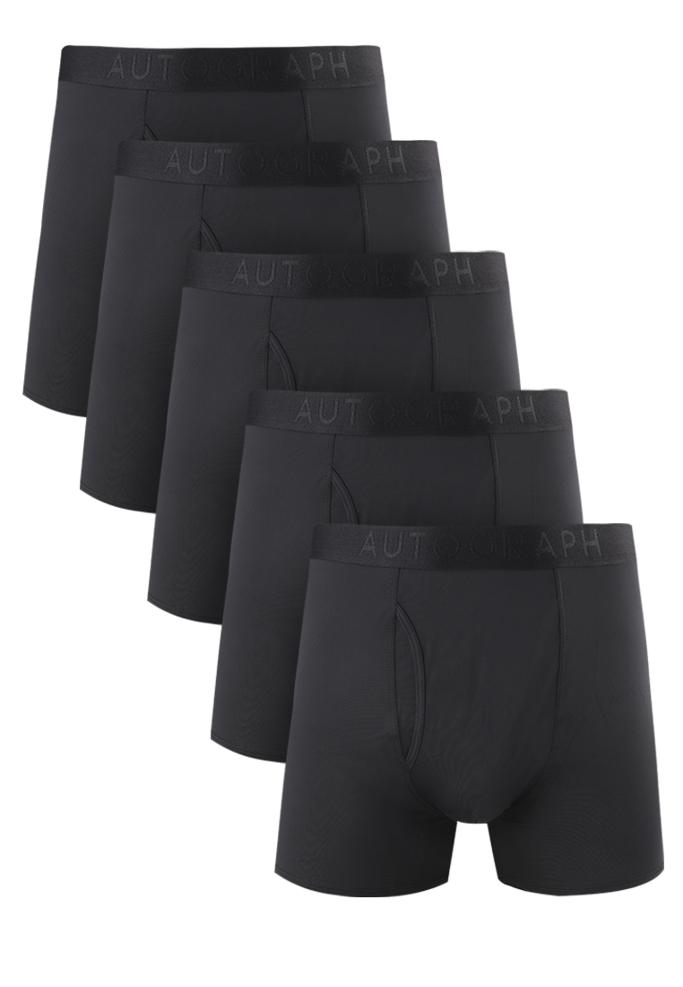 Marks & Spencer 5pk Autograph Microskin plain Trunks