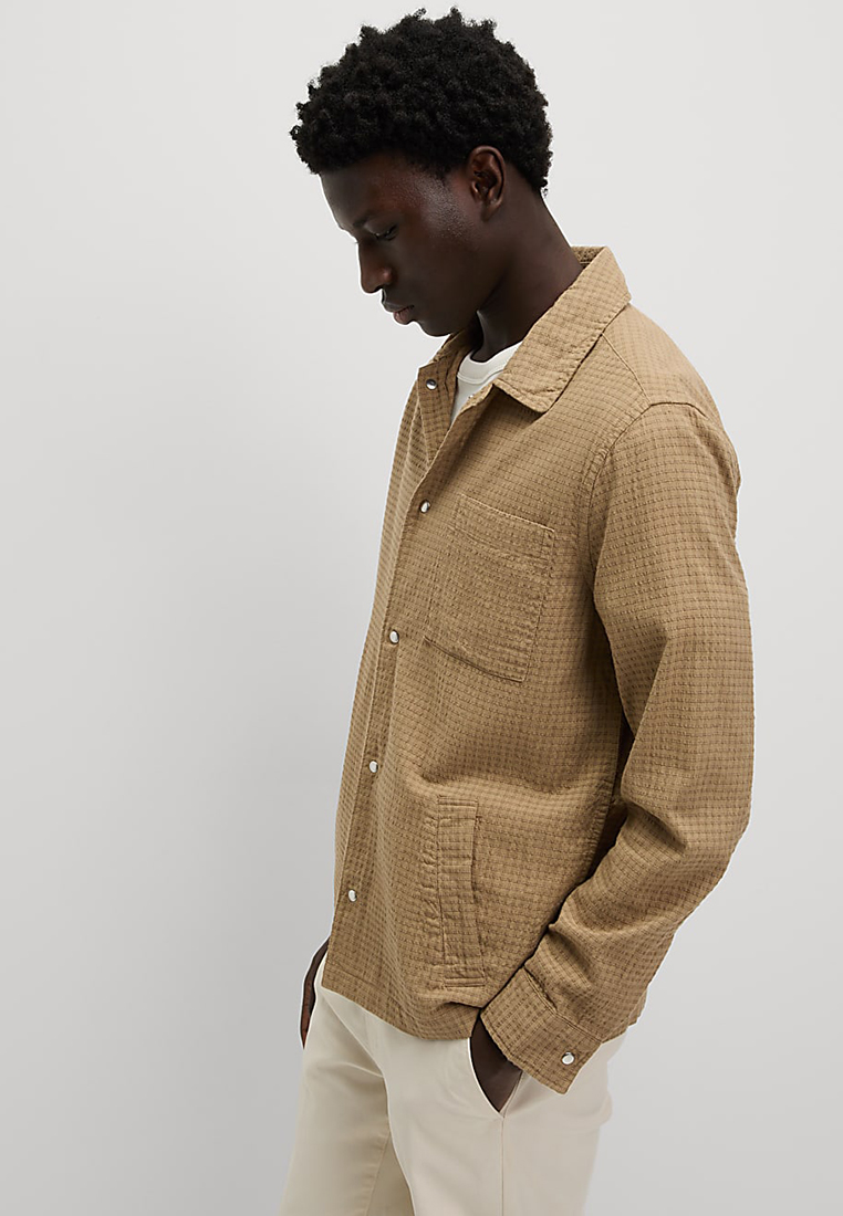 Marks & Spencer Cotton Rich Check Overshirt