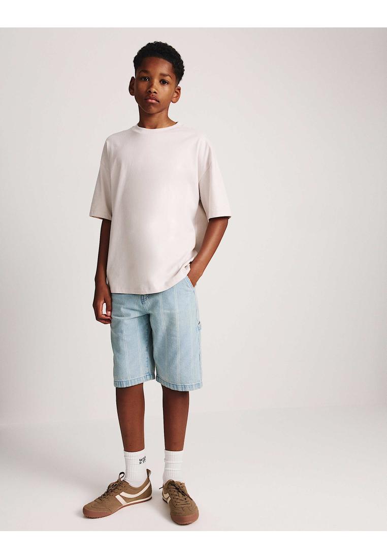 Marks & Spencer Denim Striped Carpenter Shorts