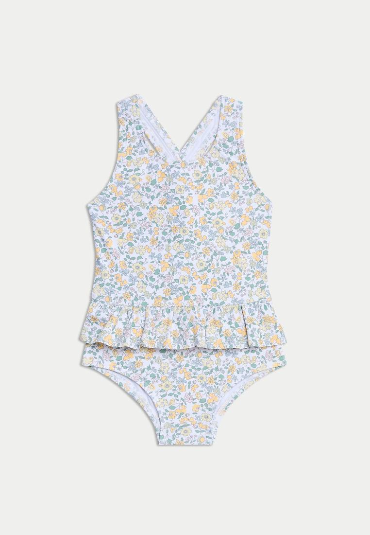 Marks & Spencer Ditsy Print Frill Swimsuit