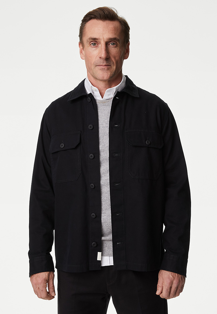 Marks & Spencer Pure Cotton Utility Overshirt