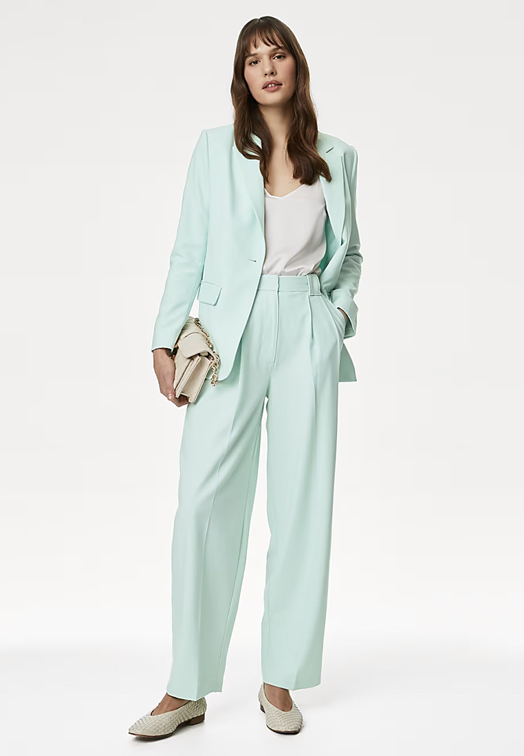 Marks & Spencer Relaxed Single Breasted Blazer