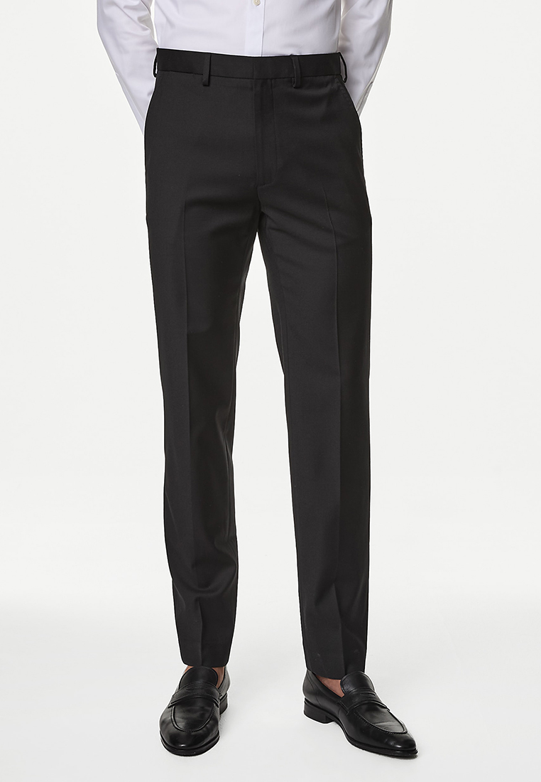 Marks & Spencer Wool Rich Stretch Trousers