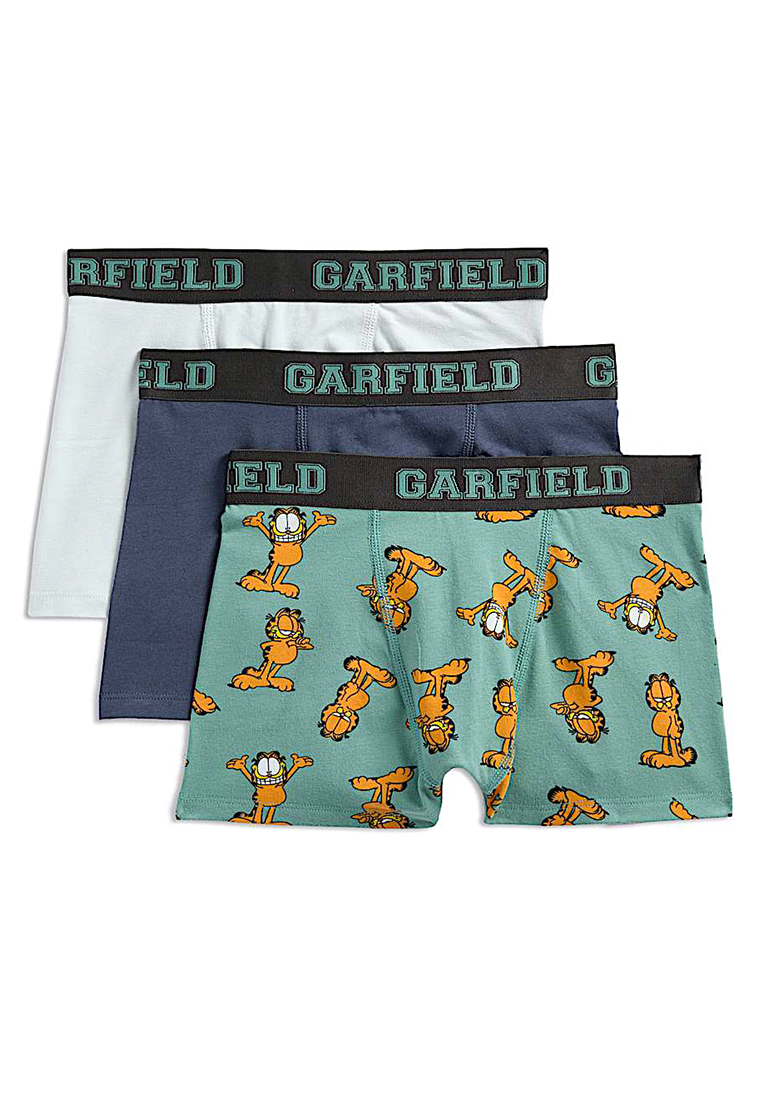 Marks & Spencer 3Pk Cotton Rich Garfield Trunks