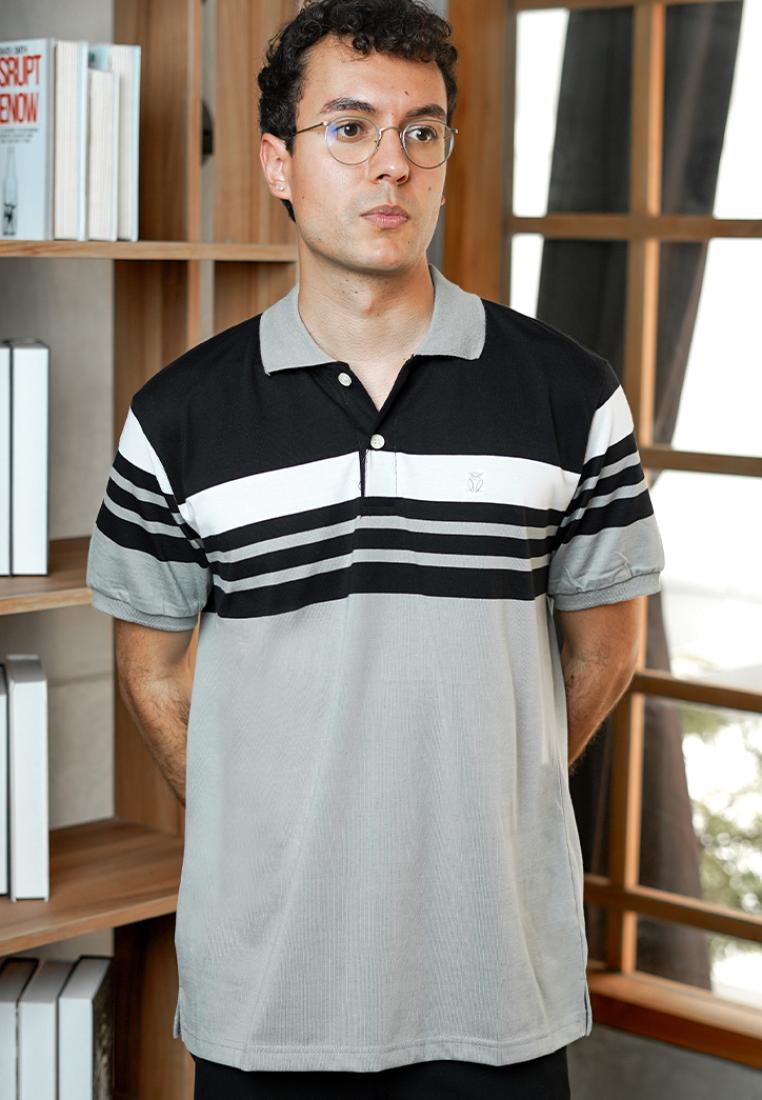MATSUDA Kaos Polo Pria Katun Baju Cowok Kerah Kyotango