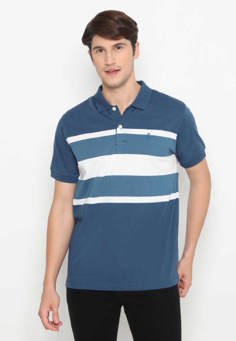 MATSUDA Kaos Polo Pria Katun Baju Cowok Kerah Kawaguchi