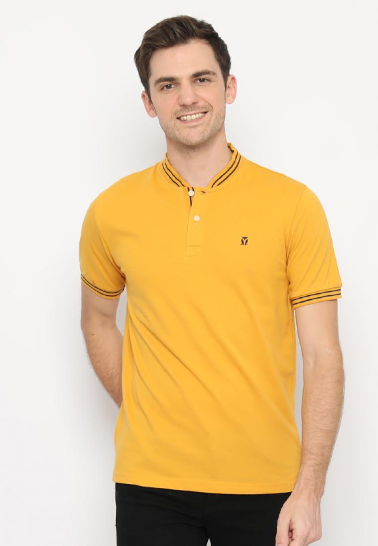 Matsuda Kaos Henley Pique Hino