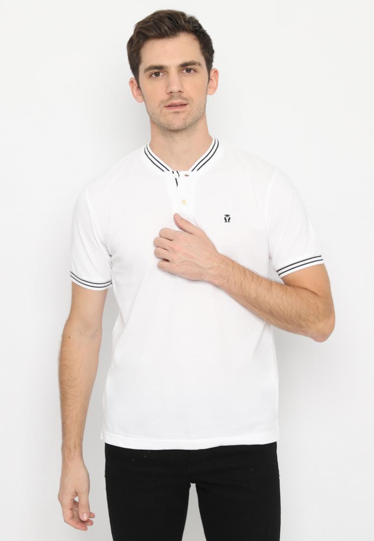 Matsuda Kaos Henley Pique Hino