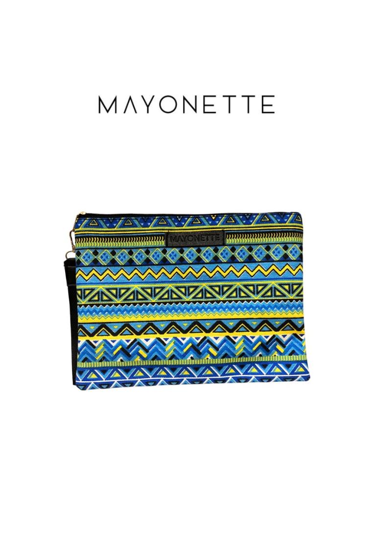 MAYONETTE Tinny Pouch Canvas Tribal - Dompet Wanita Tempat HP dan Uang terbaru