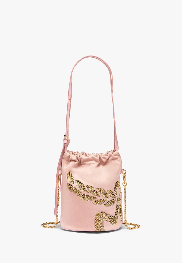 MCM Himmel Laurel Drawstring Bag in Recycled Nylon