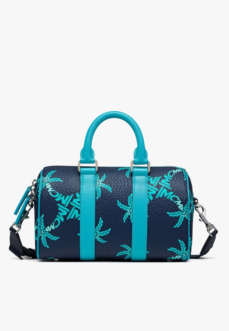 MCM Ella Boston Bag in Palm Canvas