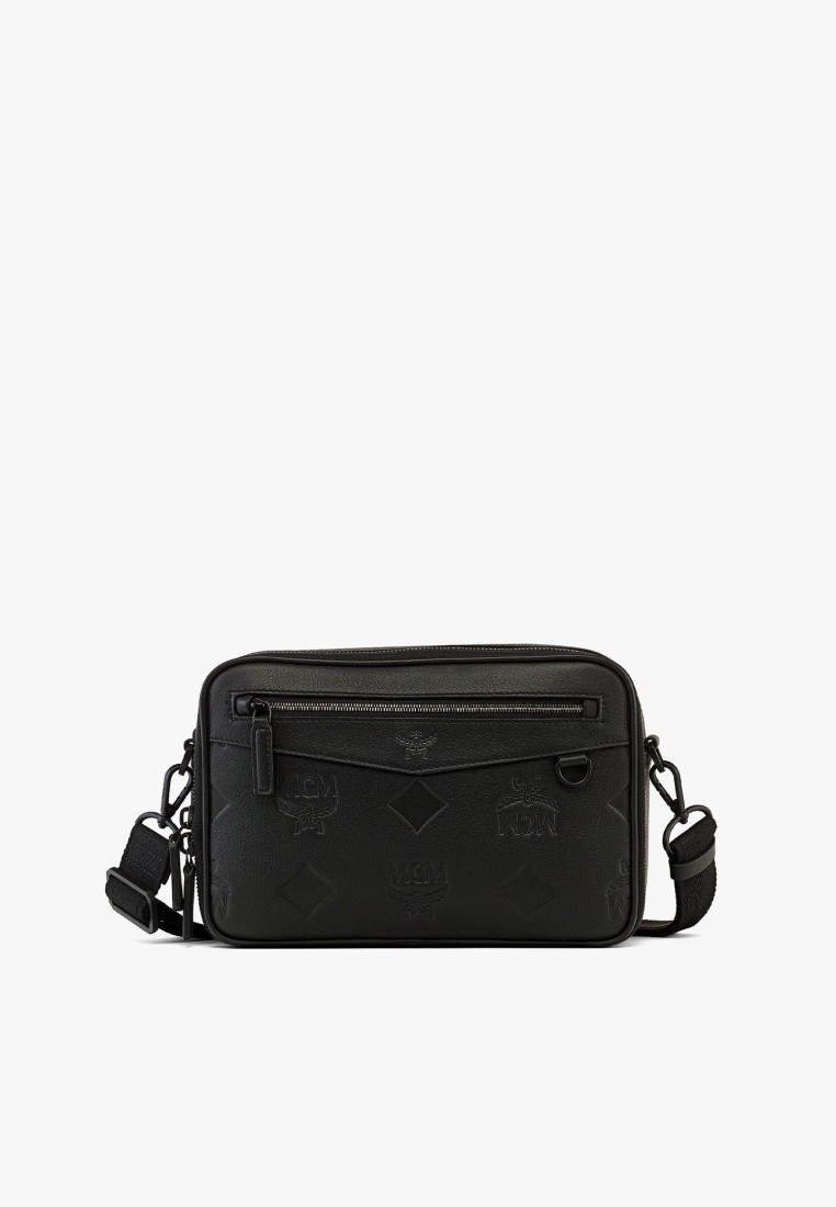 MCM Diamond Camera Bag in Maxi Monogram Leather