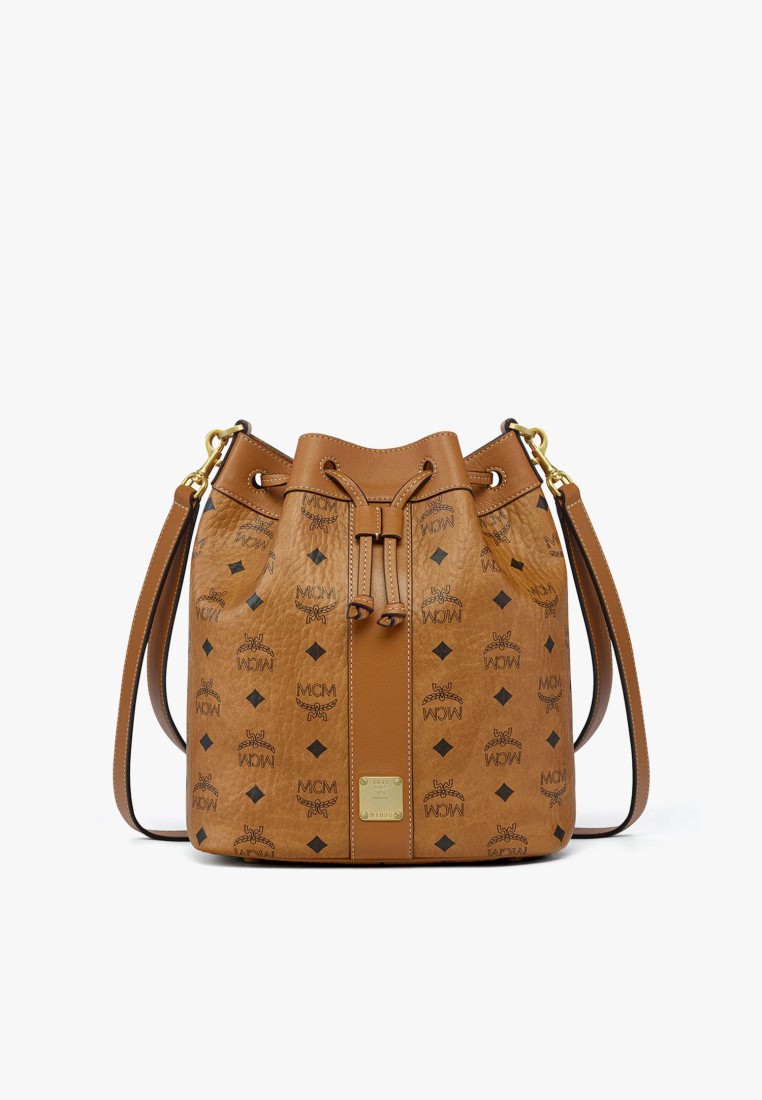 MCM Dessau Drawstring Bag in Visetos