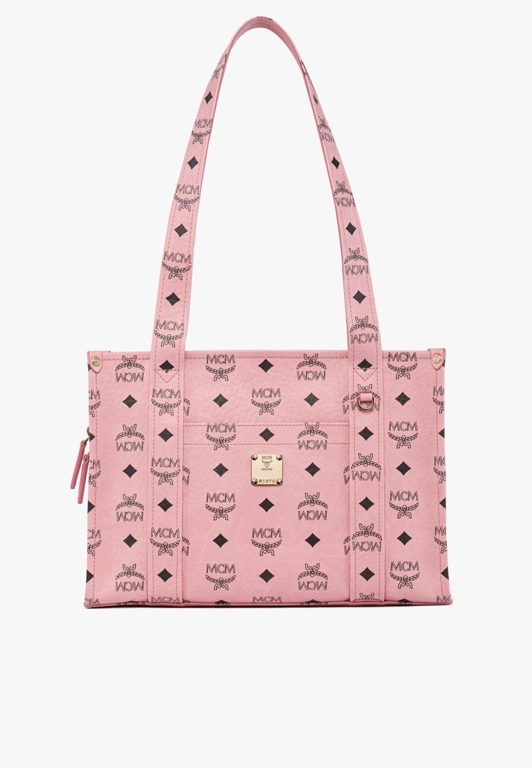 MCM Aren School Bag Tote in Visetos
