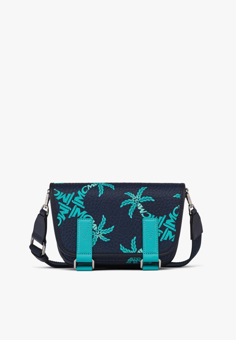 MCM Aren Messenger Bag in Palm Canvas