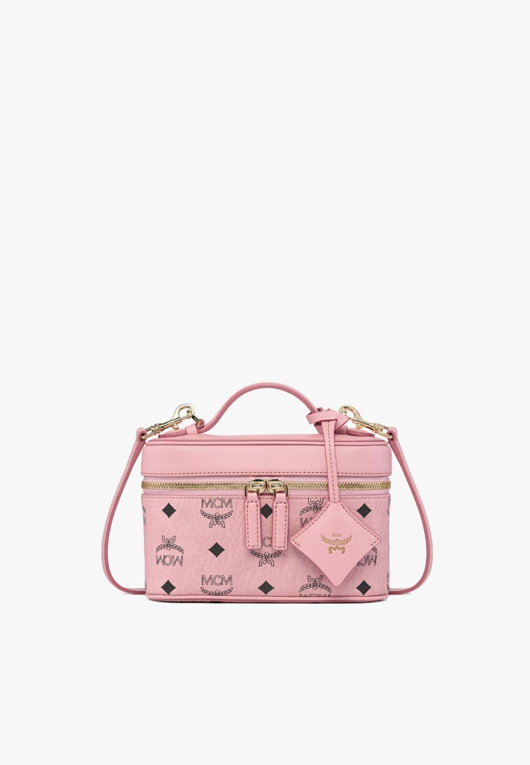 MCM Aren Vanity Case in Visetos Leather Mix
