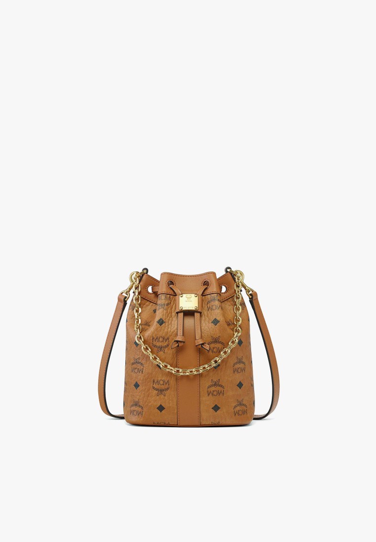 MCM Dessau Drawstring Bag in Visetos