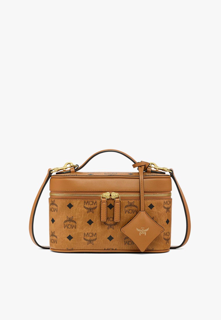 MCM Aren Vanity Case in Visetos Leather Mix
