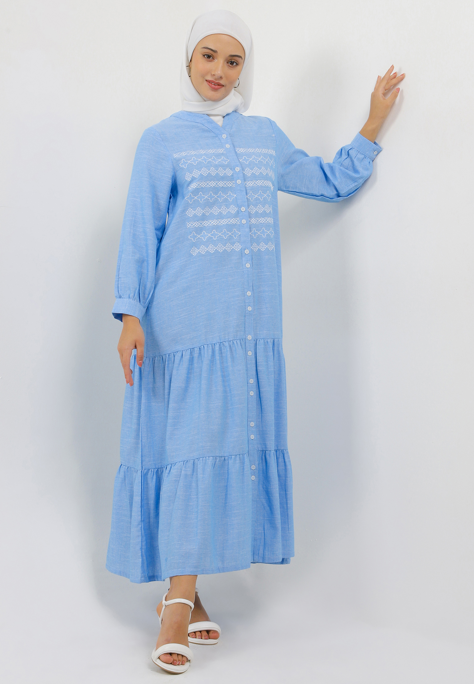 MFMW Ziffaa Dress Gamis Biru
