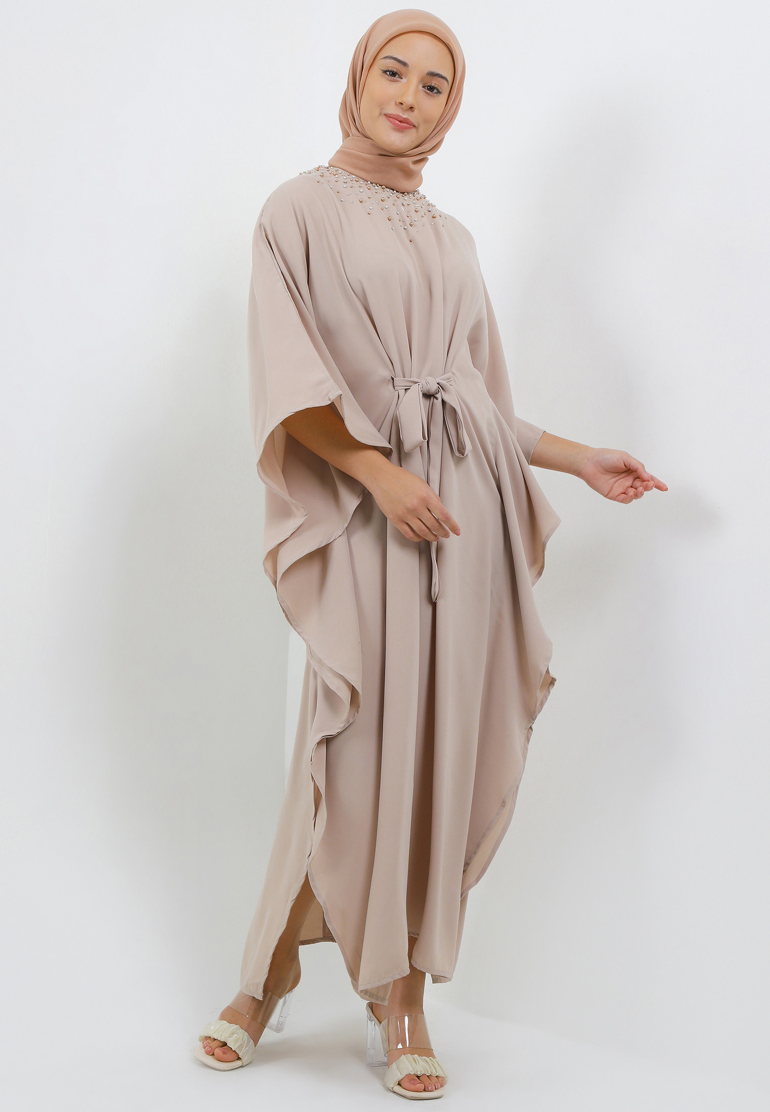 MFMW Syahira Kaftan Khaky With Payet