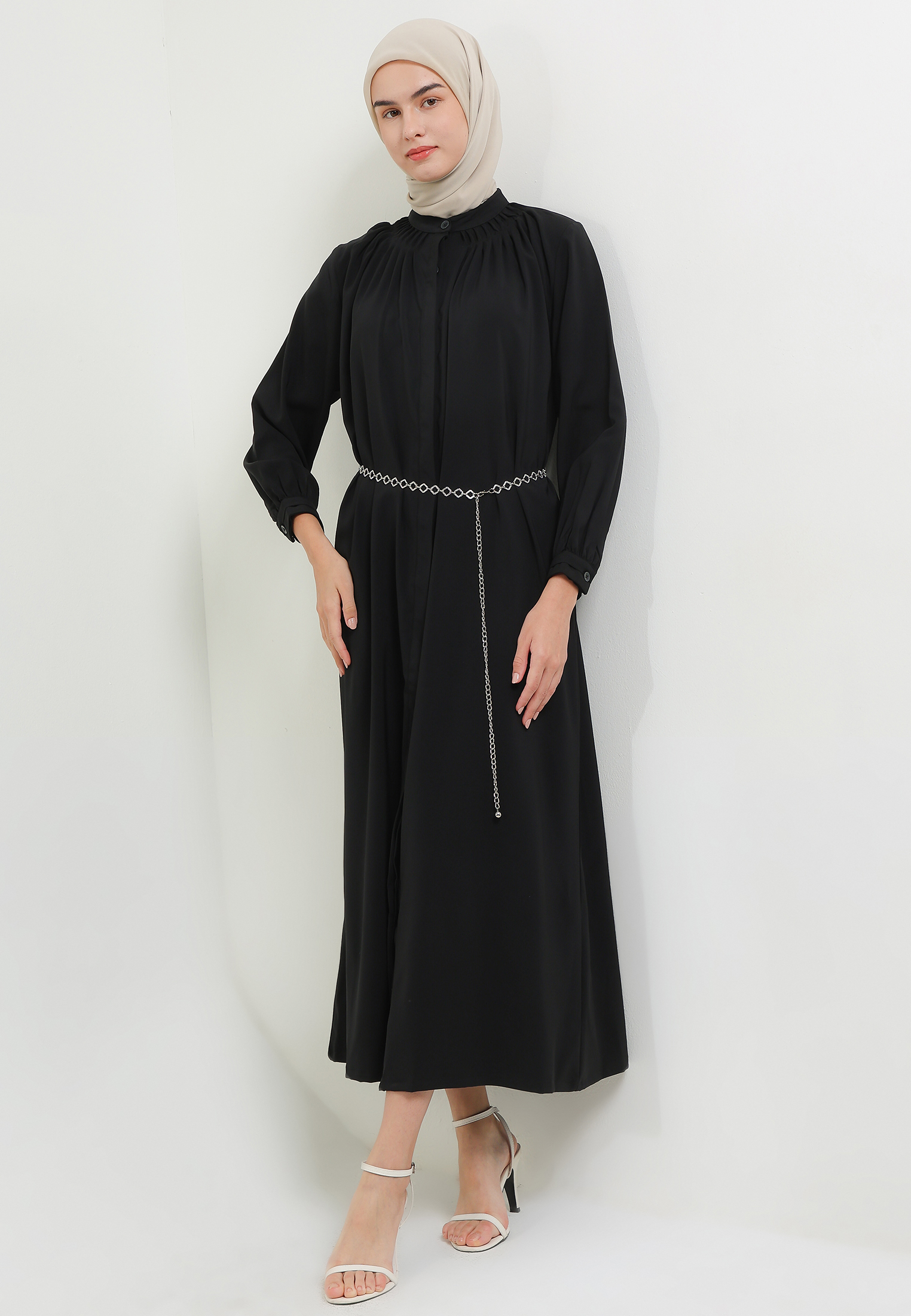 MFMW Zalsa Dress Gamis Hitam