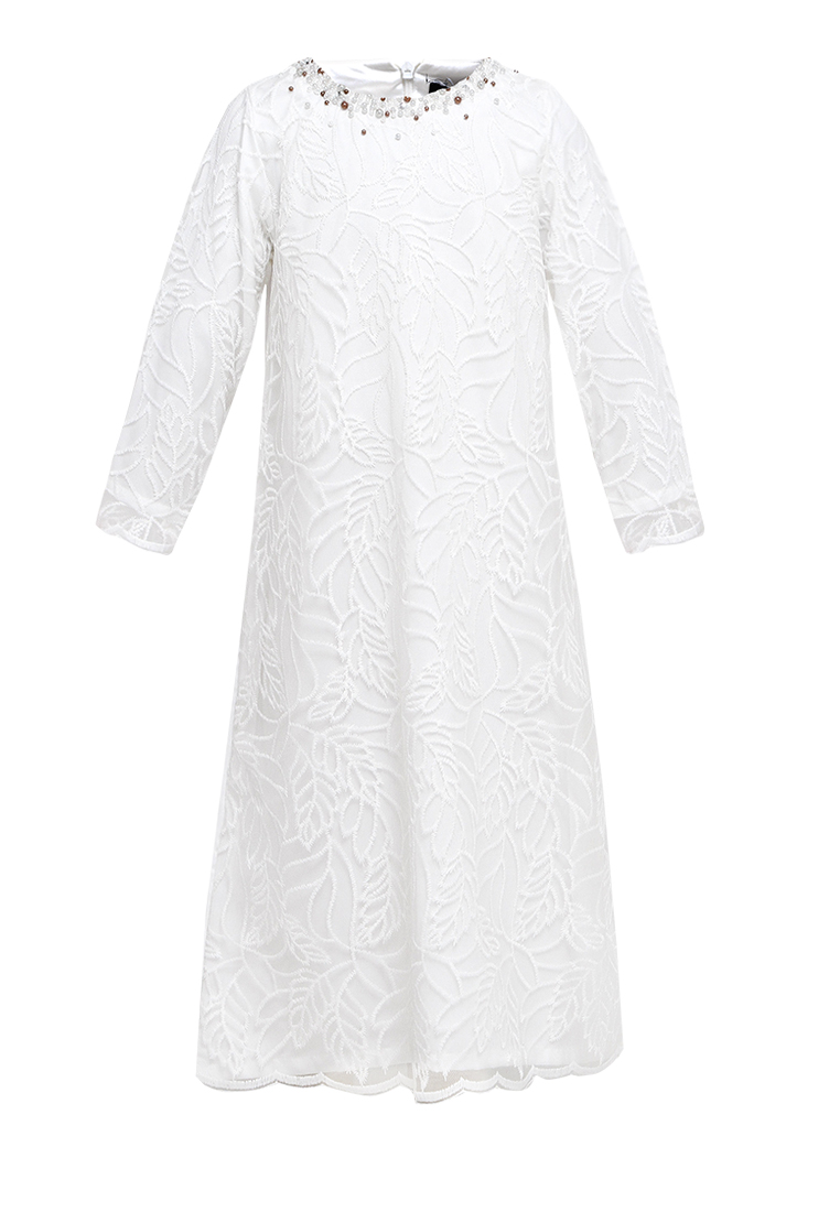 MFMW Lil Zalika Dress Anak Brukat Broken White with Payet