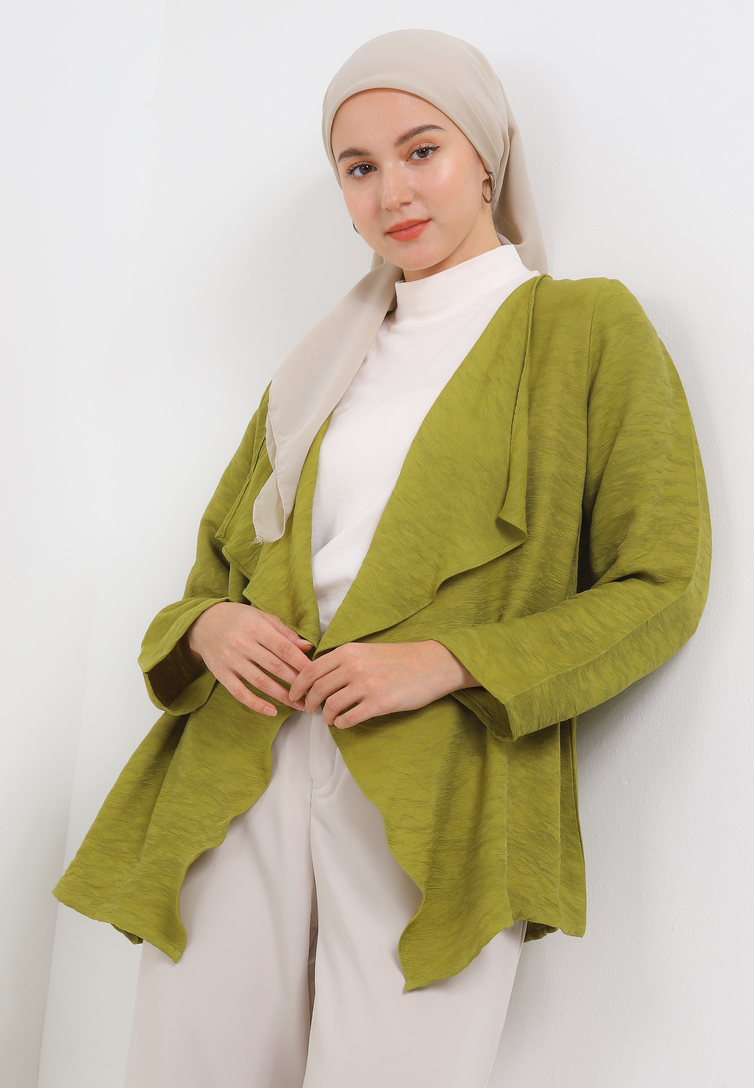 MFMW Zenvei Outer Cardigan Lime