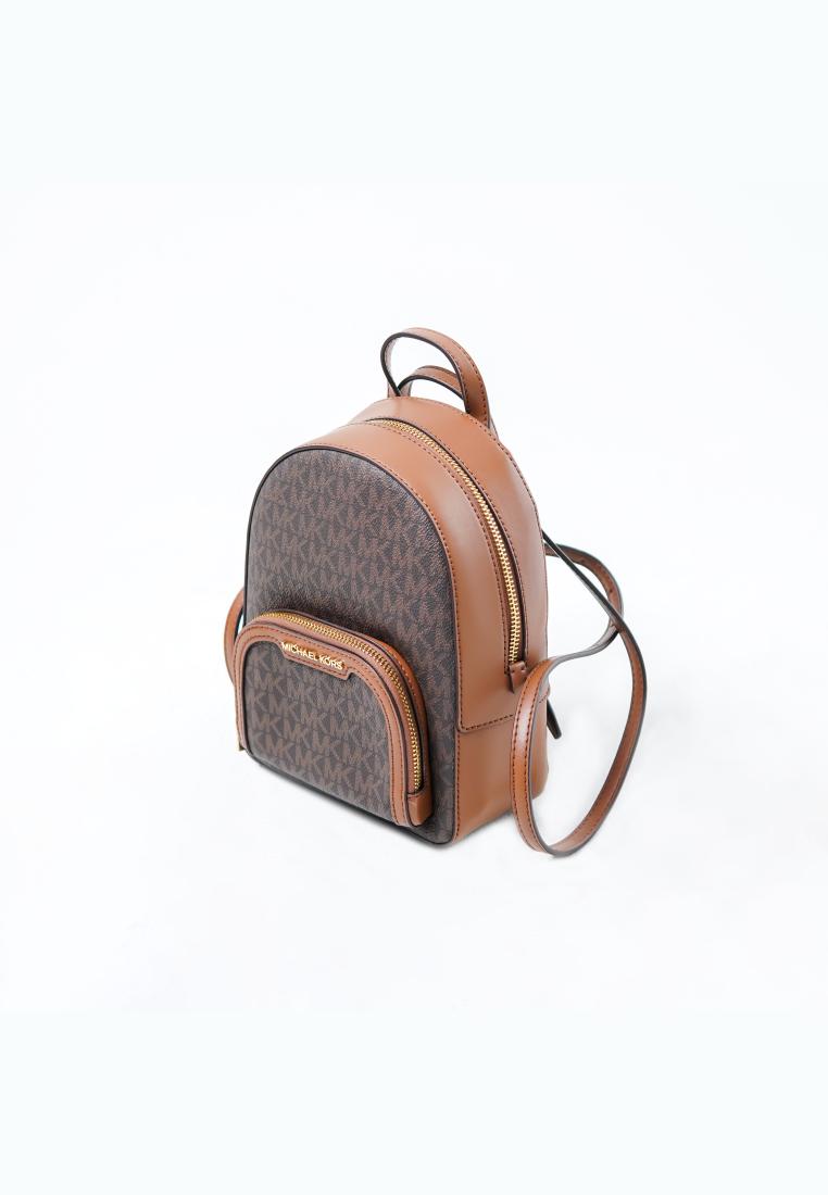 MICHAEL KORS Tas MICHAEL KORS MK MONOGRAM BROWN CAMEL MINI BACKPACK 100% ORIGINAL