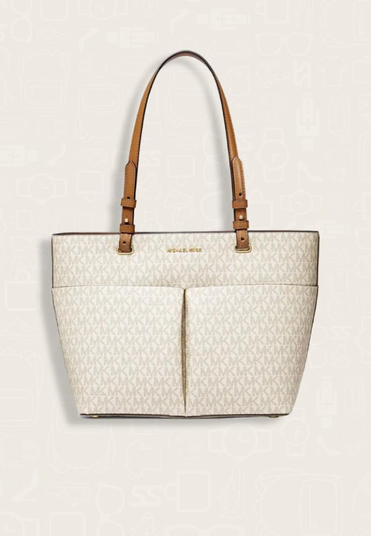 Michael Kors Bedford Medium Logo Tote Bag Vanilla