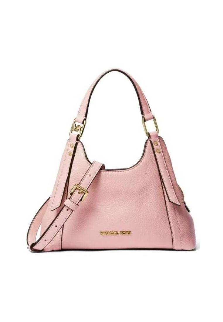 Michael Kors Arlo Small Pebbled Leather Crossbody Bag Powder Blush