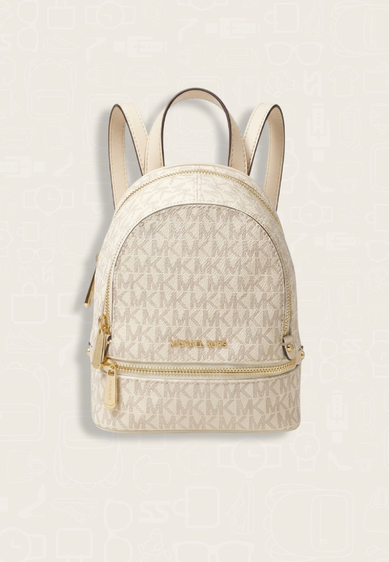 Michael Kors Rhea Mini Logo Backpack Vanilla