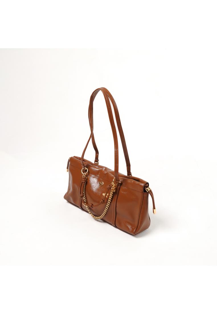 MICHAEL KORS Tas MICHAEL KORS MATILDA GHW CAMEL SHOULDER BAG 100% ORIGINAL